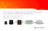Electronic Calibration (ECal) Modules for Vector Network ...€¦ · This technical overview describes the benefits of electronic calibration (ECal) modules for Keysight vector network