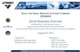 Small Business Overview...Small Business Statistics - Side-Side Comparison for FY16 and FY17 – YTD as of 14 August 2017 Target Result SB Overall 28.00% 31.21% SDB SDB13.00% 15.02%