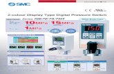2-colour Display Type Digital Pressure Switch ISE70/75/75H ... · 2-colour Display Type Digital Pressure Switch Series ISE70/75/75H ISE70(1MPa) ISE75(10MPa) For Air For General Fluids
