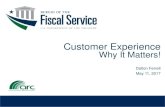 Customer Experience Why It Matters! · Customer Experience Why It Matters! Dalton Ferrell May 11, 2017 . Page 2 L EAD ∙ T RANSFORM ∙ D ELIVER . Page 3 L EAD ∙ T RANSFORM ∙