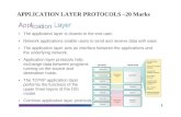 Microsoft PowerPoint - ITNv51_InstructorPPT_CH10.pptx  · Web viewAPPLICATION LAYER PROTOCOLS –20 Marks. The application layer is closest to the end user. Network applications