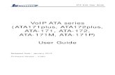 VoIP ATA series (ATA171plus, ATA172plus, ATA-171, ATA-172 ... · ATA Web user guide Welltech Technology Co., Ltd. 6 / 88 2012/1/2 Address address of the ATA Info Check LAN IP Address