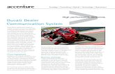 Ducati Dealer Communication System - Accenture/media/accenture/...and global sales activity, spare parts, warranty, and service activity, improving the company’s ability to respond