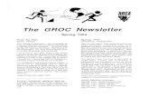The GROC Newsletter - NASA Spring GROC... · The GROC Newsletter. Spring 1994 Fit Lab Corner Mike Miller Runners are one of the fittest people around. However, the super aerobic capacities
