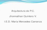 Arquitectura de P.C. Jhonnathan Quintero V. I.E.D. María … · 2011-08-11 · Jhonnathan Quintero V. I.E.D. María Mercedes Carranza. COMPUTADOR. MOTHER BOARD. CONTIENE CIRCUITOS
