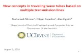 New concepts in traveling wave tubes based on multiple …ece-research.unm.edu/FY12MURI/pdf_Files/Teleseminar/2014... · 2015-06-19 · New concepts in traveling wave tubes based