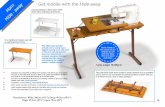Great storage idea from Horn The STELLA Model 3006 (Opened ... · work area for more specialized sewing at the correct height, An insert cut specifically to fit around your sewing
