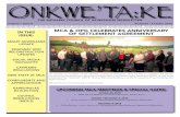 THE MOHAWK COUNCIL OF AKWESASNE NEWSLETTER · develop an app that can be as ben-eficial as possible. Smart Akwesasne is proud to announce that Jillian Roundpoint has joined the team
