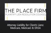 Mr. Place exclusively assists personal injury victims …...Mr. Place exclusively assists personal injury victims and plaintiff counsel with complex lien resolution problems using