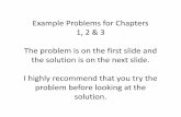 Example Problems for Chapters 1, 2 & 3 The problem is on ...community.wvu.edu/~miholcomb/samples123.pdf · Do a dimensional analysis of each equation and explain why the equation