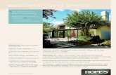 WIDE OPEN LIVING SPACES - Hope's® Windows, Inc. · WIDE OPEN LIVING SPACES WASHINGTON, D.C. With Hope’s, we were able to achieve a modern architectural language that coexists within