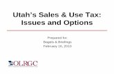 Utah’s Sales & Use Tax: Issues and Options · State Sales Tax Revenue Amounts FY 1970-2009 $0.0 $0.5 $1.0 $1.5 $2.0 $2.5 1970 1972 1974 1976 1978 1980 1982 1984 1986 1988 1990 1992