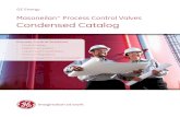 Masoneilan* Process Control Valves Condensed Catalog · 2017-03-07 · for testing control valves without disturbing process, and ValVue software for measuring the health of control