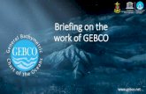 Briefing on the work of GEBCO - Home | IHO Building/IHO-Nippon Foundation... · Invest in human capacity development •Invest in capacity development to increase skills and greater