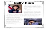 Astronaut Sally Ride - Port View Preparatory® · 4 Who was Sally Ride? Sally Ride was an astronaut, a scientist, an athlete, and a teacher. She was the first American woman to travel