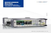 SDG1000X Series - Siglent · SDG1000X Series Function/Arbitrary Waveform Generator Innovative EasyPulse Technology High performance Square Waves The rise/fall times can be set independently