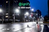 Q2 2020 results - signify.com · 4 Q2 20 sales of EUR 1.5bn and operational profitability maintained at 9.0% Key observations for Q2 20 • Sales of EUR 1.5bn, nominal sales growth
