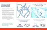 CANCER GENETICS PROGRAMmedia.ksat.com/document_dev/2015/10/20/Cancer... · CANCER GENETICS PROGRAM Hereditary Cancer Risk Assessment Services To make an appointment or for more information,