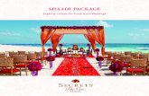 Expertly crafted for South Asian Weddings...the wedding coordinator will work with the couple to secure vendors. Once wedding is confirmed it cannot be canceled within 6 months to