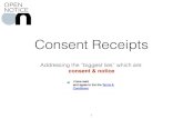 Kantara - Consent Receipt Presentation · Trust Delivery System! • Interoperability starts by combining trust services in context • A consent receipt is a vehicle for trusted