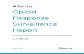 Opioid Response Surveillance Report - Alberta · 2020-06-15 · Alberta Opioid Response Surveillance Report: Q1 2020 Health, Government of Alberta June 2020 ... 2.0 4.0 6.0 8.0 10.0
