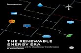 THE RENEWABLE ENERGY ERAof growth of renewable energy technologies— hydropower, wind, solar, geothermal, biopower, and emerging renewables—has accelerated in the last decade.1
