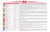 NEBRASKA VOLLEYBALL · Center ticket office beginning at 5:30 p.m. on Saturday. The match will be carried on the radio on Husker Sports Network affiliates (B107.3 FM in Lincoln and