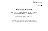 Adopted Report City Infrastructure & Water Committee Meeting · 6/18/2015  · the City Infrastructure & Water Committee, on a proposed fee structure for commercial use to apply from