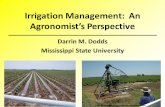 Irrigation Management: An Agronomist’s Perspective · On-Farm Experiments •Interest in improving irrigation management •Decagon and Watermark soil moisture sensors installed
