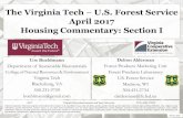 April 2017 Housing Commentary - Virginia Techwoodproducts.sbio.vt.edu/housing-report/casa-2017-04a... · 2017-06-15 · In April 2017, in aggregate, monthly housing data were decidedly