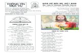 GIAÙO XÖÙ ÑÖÙC MEÏ VIEÄT NAM...2020/05/03  · GIAÙO XÖÙ ÑÖÙC MEÏ VIEÄT NAM Our Lady Of Vietnam Catholic Church 91 Valley Hill Road Riverdale, Georgia 30274Vaên Phoøng