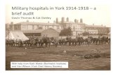 Military hospitals in York 1914-1918 –a brief audit · Stretcher Bearers, who, under the supervision of Colonel F.W. Lamballe, assisted in the transport of 30 men to York County