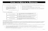 How to Write a Resume - matthewspsychunion.weebly.commatthewspsychunion.weebly.com/.../6/9/1/86910324/how_to_write_a… · Most common type of resume used by college students. ré·su·mé