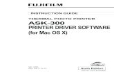THERMAL PHOTO PRINTER ASK-300 PRINTER DRIVER … · 2019-10-01 ·  Select "ASK-300 V1A.icc" in Macintosh HD > Library > ColorSync > Profiles.
