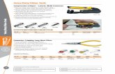 Voice/Data/Video Tools - Elliott Electric Supply€¦ · Voice/Data/Video Tools Compression Crimper – Lateral, Multi Connector • One tool crimps most connectors to most coaxial