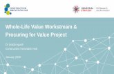 Whole-Life Value Workstream & Procuring for Value Project · 2020-01-17 · Procuring for Value Project Dr Isolda Agusti Construction Innovation Hub January 2020. 2 Driving Better