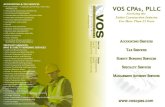 ACCOUNTING & TAX SERVICES VOS CPAs, PLLC · - related services. Our goal is to provide the highest quality accounting, tax, and advisory services to construction professionals at