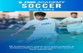 SOCCER · Group training sessions and competitive scrimmages allow campers to learn from expert coaches who have experience preparing players for the collegiate and professional levels.