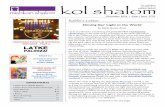 For members kol shalom...Model (Super Small Group model). Of course, one-on-one study with a tutor is how all schools prepare kids for their b’nai mitzvah ceremonies – usually