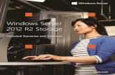 Windows Server 2012 R2 Storage · Windows Server 2012 R2 Storage - Technical Scenarios and Solutions title of document 1 1 1 Windows Server 2012 R2 Storage Technical Scenarios and