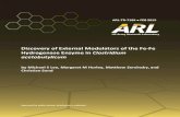 Discovery of External Modulators of the Fe-Fe …ARL-TR-7189 FEB 2015 US Army Research Laboratory Discovery of External Modulators of the Fe-Fe Hydrogenase Enzyme in Clostridium acetobutylicum