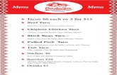 Menu Template Dos Amigos 6flemkenbowls.com.au/.../2019/11/Amigos-Food-Truck.pdf · Menu Menu Catering Tacos $6 each or 3 for $15 Beef Taco Beef, Pico de Gallo, Lettuce, Salsa, Cheese