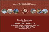 Planning Commission Item # 15 HEB Grocery Company, L.P ...extras.mysanantonio.com/pdf/2013_1204_HEBPlanningCommission.… · 1. CITY OF SAN ANTONIO CENTER CITY DEVELOPMENT OFFICE.