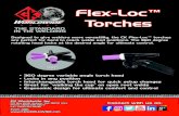 Flex-Loc™ Torches · Torch Body FL150V FLGBV Valved Torch Body FLTBAV FL150 FLTBA FL130 AND FL130V 2 SERIES FL130 GAS-COOLED HS Torch Handle FLHV FLHV2 Torch Handle 01-0002 (2 required)