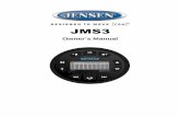 JMS3 User Manual - Voyager Cameras · resume normal operation. After reset, the unit will default to FM mode. 6 JMS3 Radio Mode USA/Europe (EURO) Tuning Mode Selection To change from