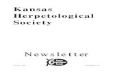 Kansas Herpetological Societyksherp.com/wp-content/uploads/2019/02/KHSN_112.pdf · DAVID GROW Oklahoma Herpetological Society (405-424-3344) Treasurer KAREN TOEPFER 303 West 39th