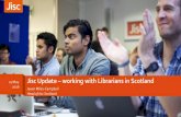Jisc Update working with Librarians in Scotland · Jisc Scotland engagement » Engagement with supported institutions (planned, strategic, coordinated) » Ensuring each supported