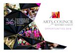 Enriching and Transforming Lives Through Since 1982 the Arts · The Arts Are The Answer The Mission of the Arts Council for Monterey County is to improve the quality of life for everyone