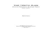 THE TENTH PLAN · and the failure to deliver adequate and essential social services and infrastructure to rural communities and marginalized groups. To bring about a lasting solution