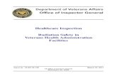 Healthcare Inspection Radiation Safety in Veterans Health Administration Facilities · Radiation Safety in VHA Facilities Executive Summary As requested by the U.S. House of Representatives